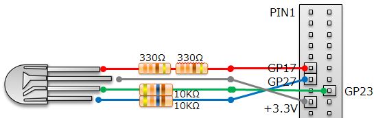 LED電子機器の回路図